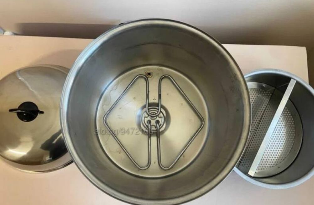 Ел.казан, тенджера за варене на царевица на пара