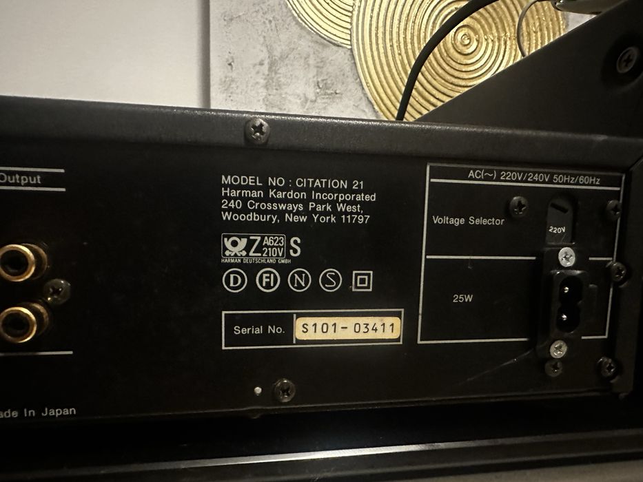 Amplificator/preamplificator Harman Kardon Citation 22/21