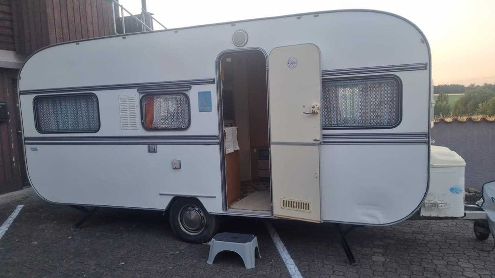 Rulotă Knaus Passat 1978 – Oldtimer cu șarm, Gaz nou, TÜV Germania