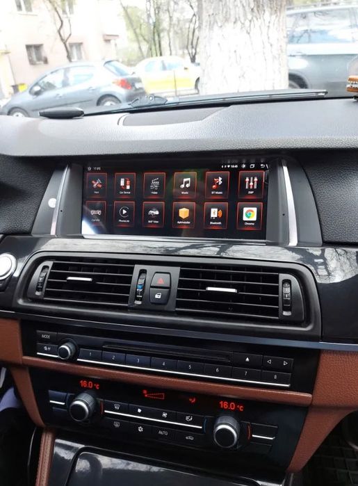 Navigatie Android Carplay BMW F10 F11 seria 5 Waze YouTube