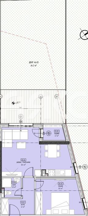 Продава се Двустаен апартамент в София, Малинова долина - 134 кв.м за 1389 €/кв.м - Снимка #1