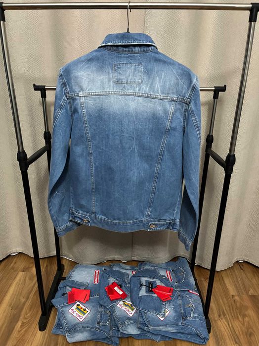 #REDUCERE 100 LEI# Geaca de blugi/jacheta denim barbati Dsquared2 Trip