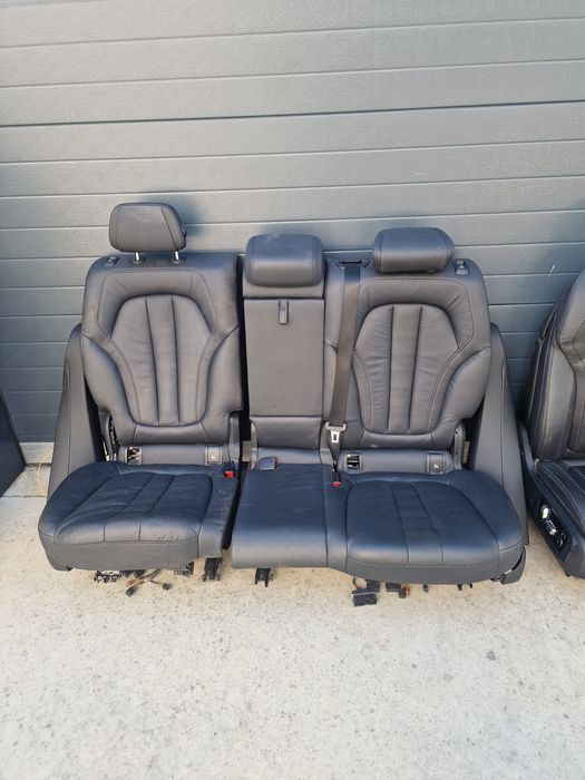 Scaune interior piele neagră bmw x5 g05