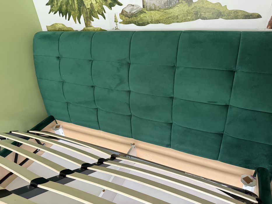 Pat matrimonial Ambianta pentru saltea 160x200, model Samba