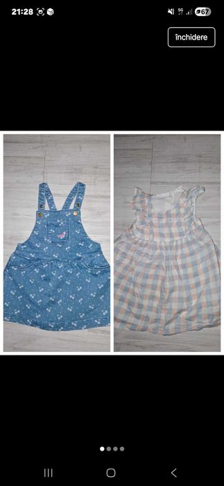 Lot 11 rochițe superbe,mărimea 74/80