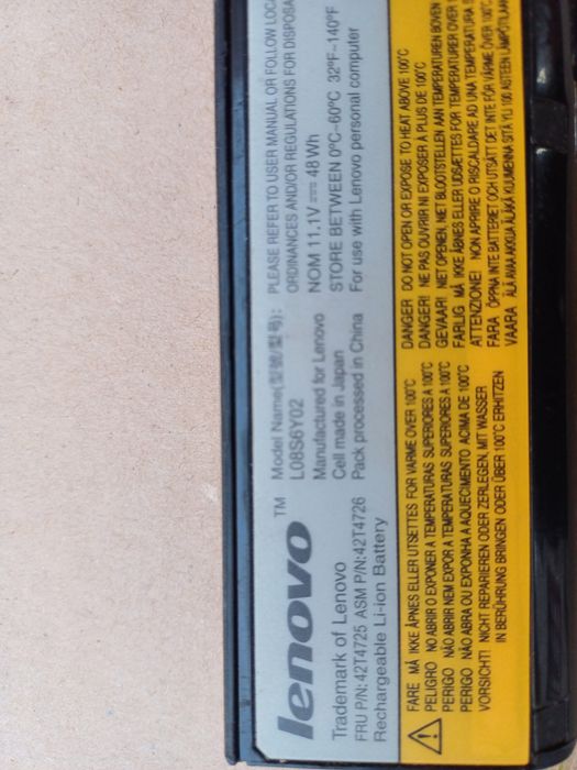 Baterie laptop L08S6Y02 pentru Lenovo B550 G430 G450 G530 G550 G550A