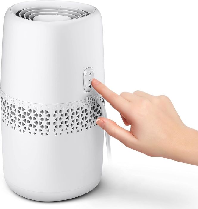 Овлажнител за въздух Philips, Серия 2000 HU2510/10, Технология NanoCloud, Воден резервоар 2 литра, Съвместим филтър FY1190/30, Бял