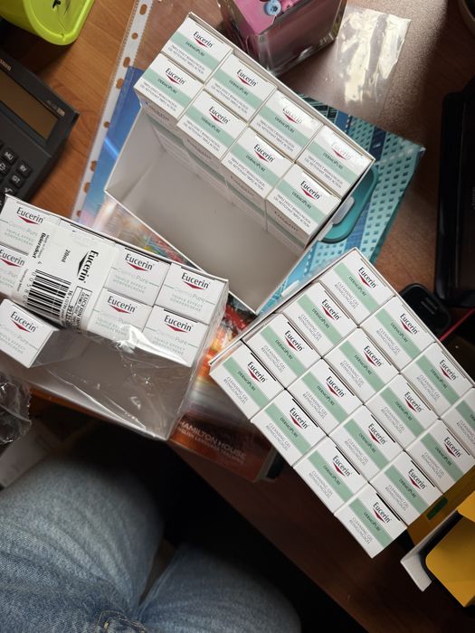 Eurecin tripple effect почистващ гел и крем премахване на белези