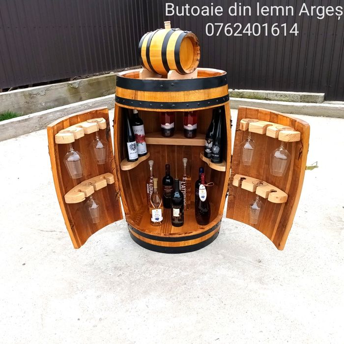 Minibar Butoi lemn