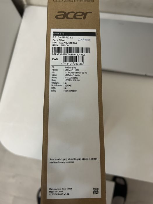 Ноутбук Acer Aspire 3