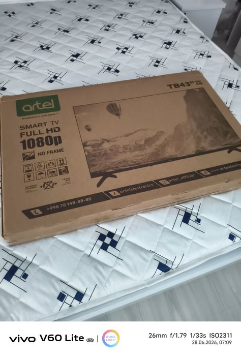 Artel 43 tv yangi ishlatilmagan