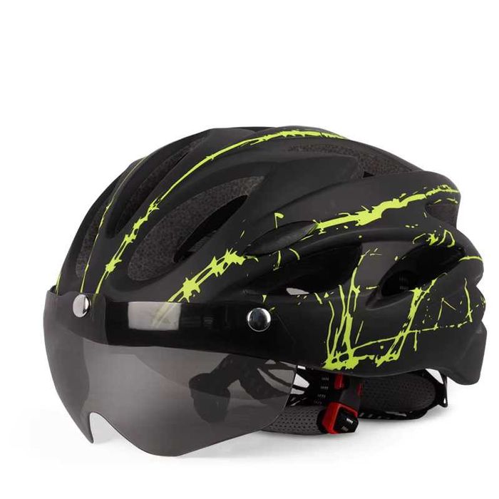 Casca Bicicleta/Trotineta Electrica, Viziera detasabila, Aerodinamica, Ventilatie eficienta, Dimensiune reglabila 54-62cm, Diverse Culori NOU
