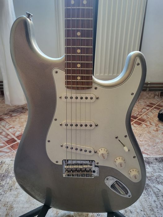 Chitara Electrica Fender Mexic Player Stratocaster Pau Ferro Fingerboard Silver