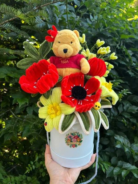 Buchet flori handmade