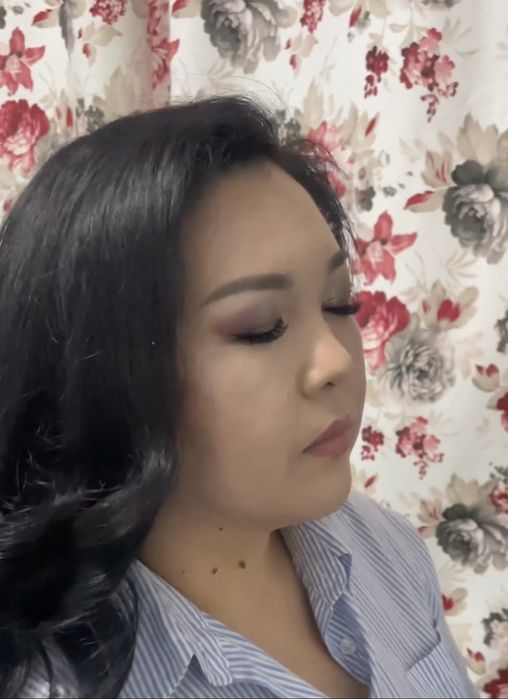 Макияж+ Локоны 8000тг Акция