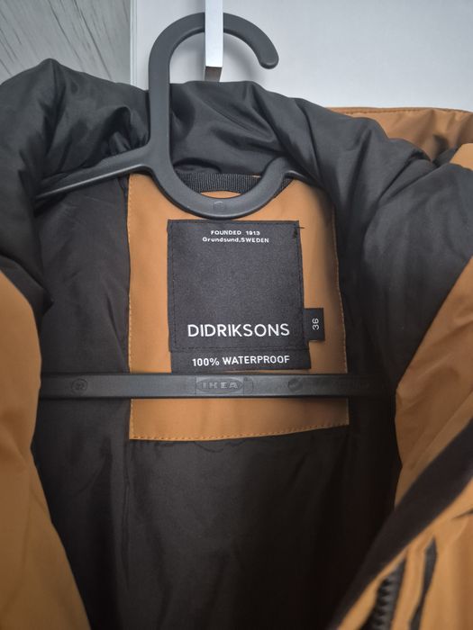 Parka geaca jacheta Didriksons waterproof nouă cu eticheta măsură 36