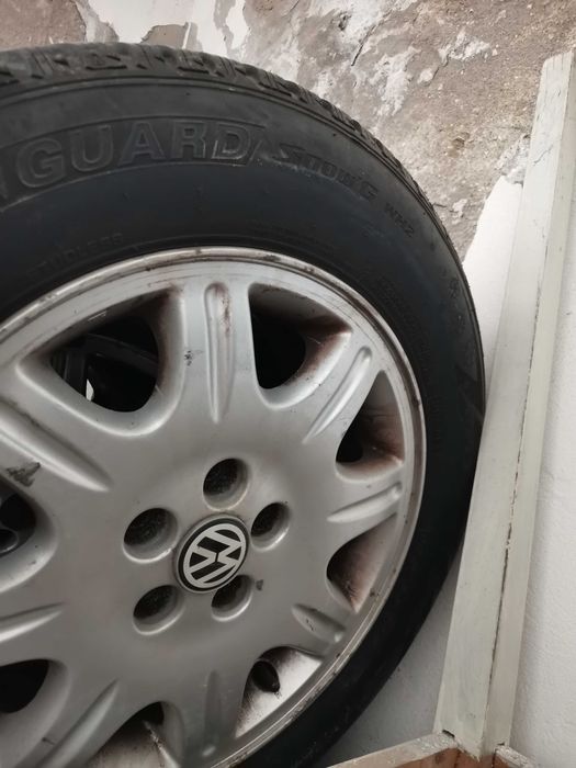 3 JANTE aliaj 5x100 R15 VW/Skoda/Audi + 3 Anvelope Nexen Mixte 15 inch