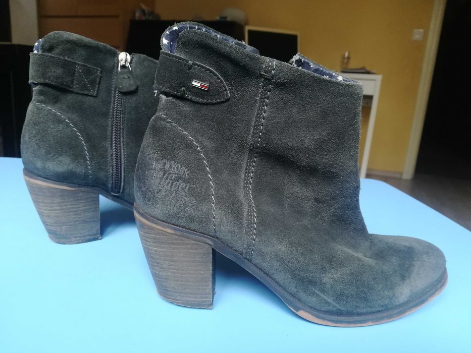 Дамски боти Tommy Hilfiger, кожа, н39