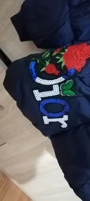 Тёплая детская куртка пальто