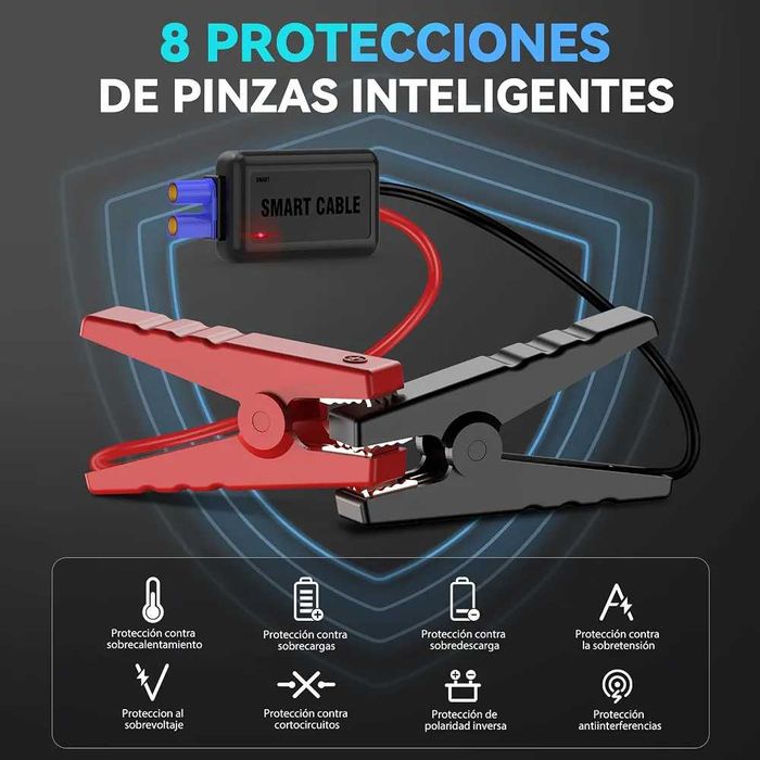Чисто нов запечатан в целофан преносим стартер за кола ACEZUK M01 4000A джъмп стартер 12800mAh