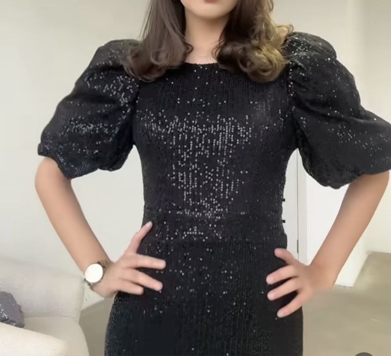 Платье вечерный черный