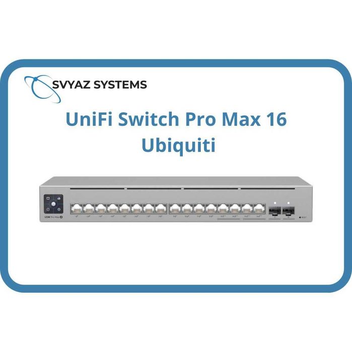 UniFi Switch Pro Max 16 PoE L3 коммутатор Ubiquiti