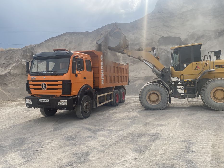 Сникерс песок отсев шебень