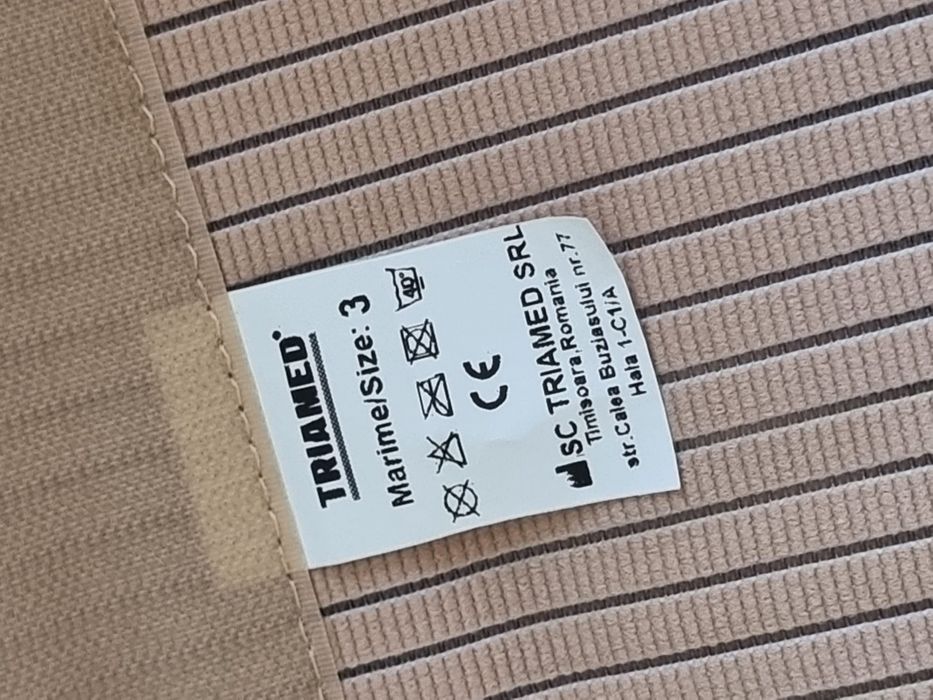 Vand corset abdominal medical pentru  stoma