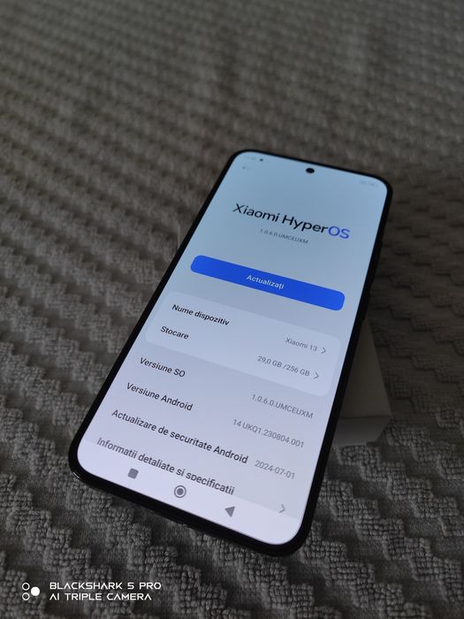 Vând/Schimb Xiaomi 13 256GB, 8+4GB RAM, 5G, Black. 9.5/10