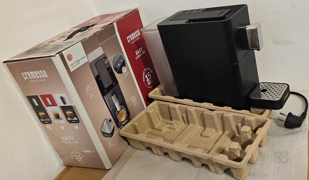 Espressor capsule Cremesso Easy 19 bari – Ca nou, cutie + Garanție retur 48h