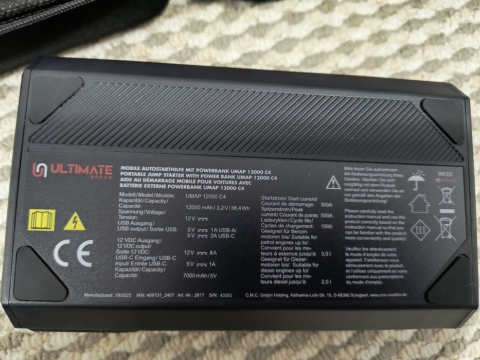 Starter auto Ultimate Speed ( produs Lidl)