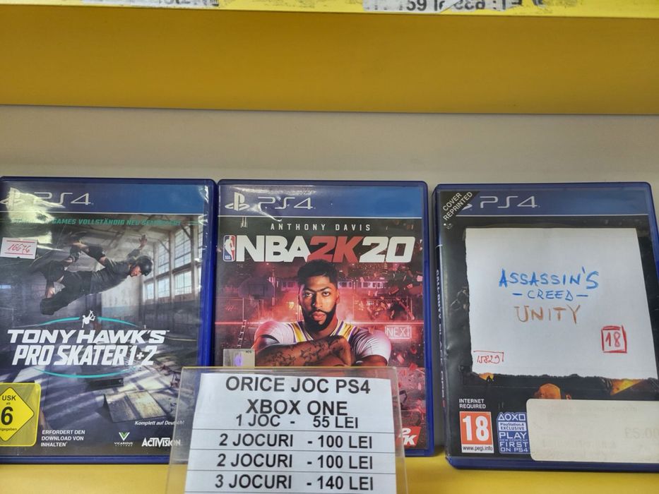 vand jocuri play staion 4 si x box one