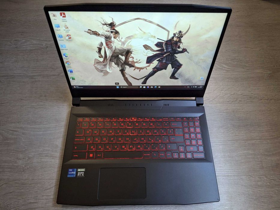 MSI Katana GF66 11UC | Intel i7-11800H | Nvidia RTX 3050 4GB | 16GB RAM DDR4 | 512GB SSD NVMe | 144Hz | Отлично състояние