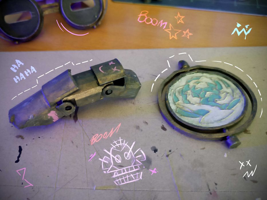 Arcane Jinx Cosplay Props Комплект Джинкс косплей предмети