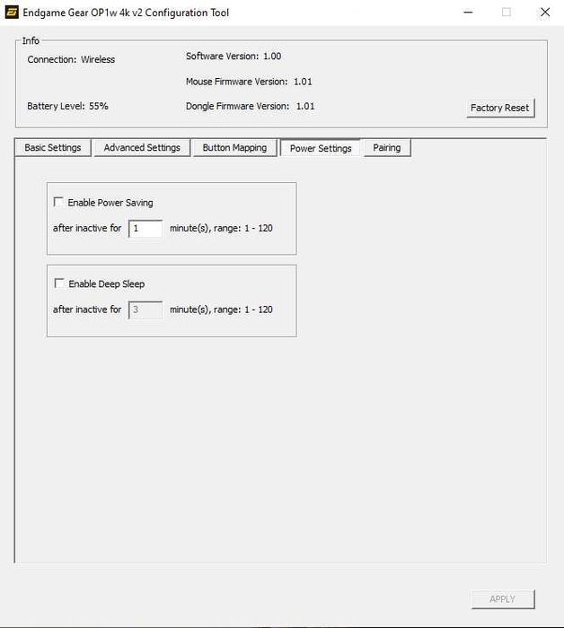 Mouse Endgame Gear OP1w 4k v2