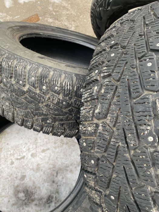 Шины б/у шипованые зима