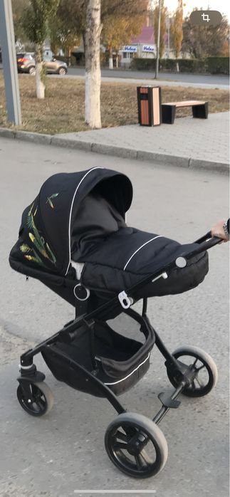 Коляска Skillmax 2в1 черный