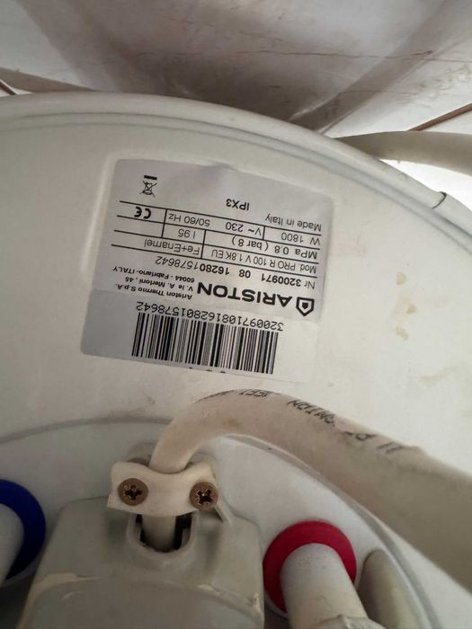 Boiler electric Ariston PRO R 100 V – 100 L, 1800 W