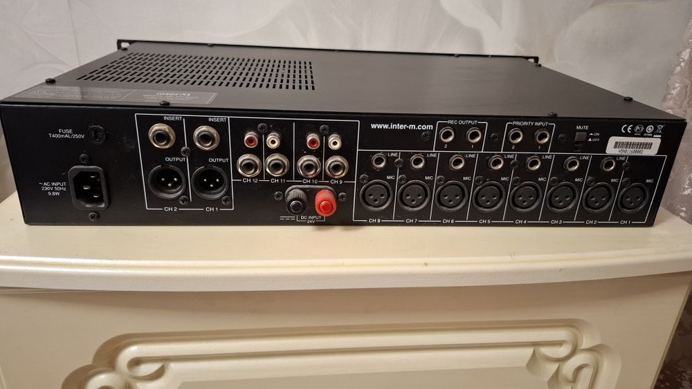 Предусилитель(микшер) Inter-M PP-9214.