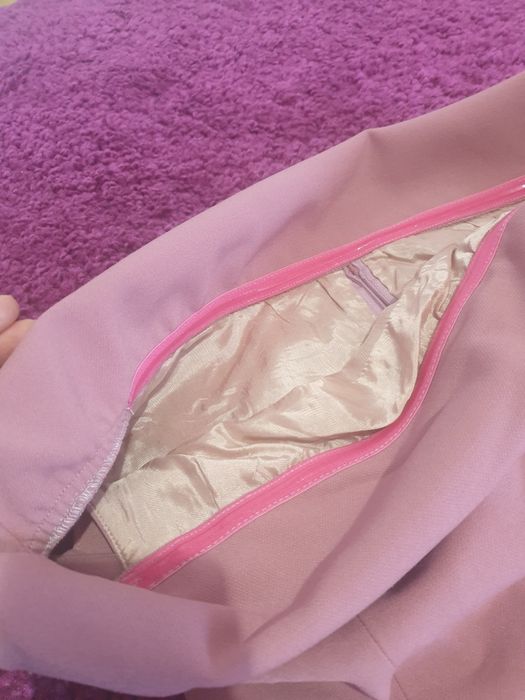 Rochie nunta roz pudrat/nude facuta la comanda