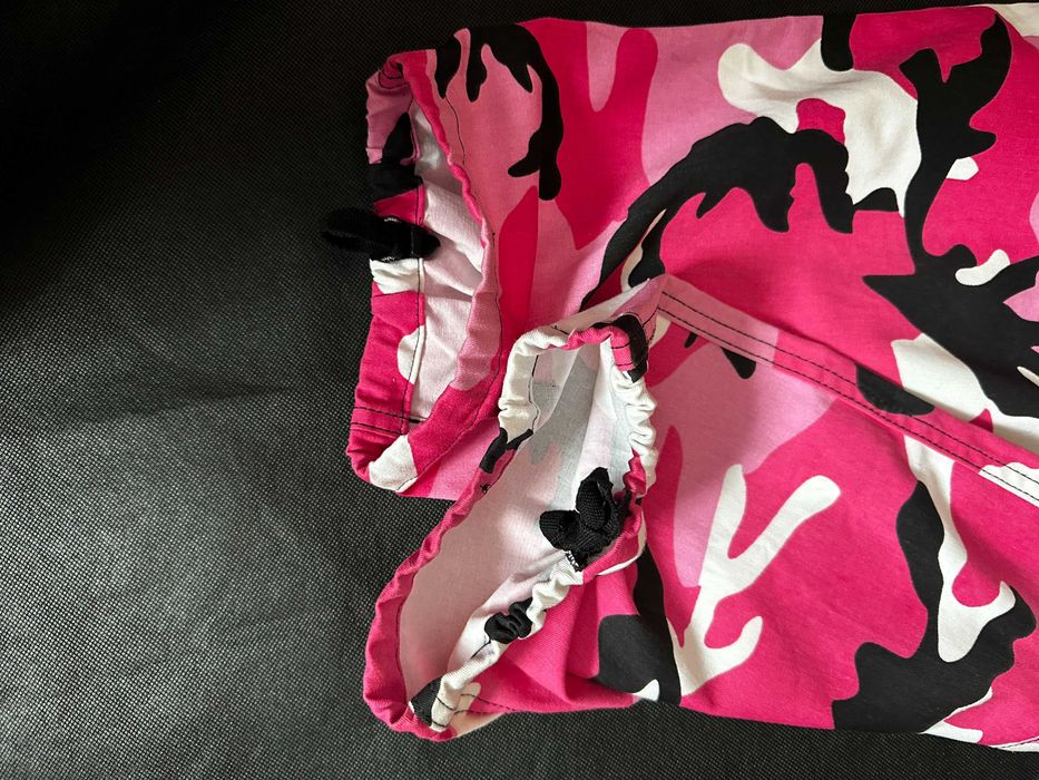 Дамски карго панталон - розов камуфлаж pink camo cargo pants M/L