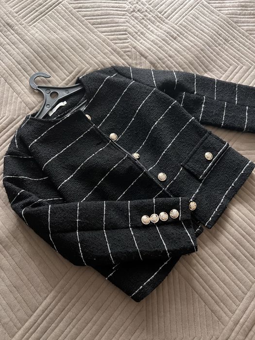 Твидовый пиджак женский