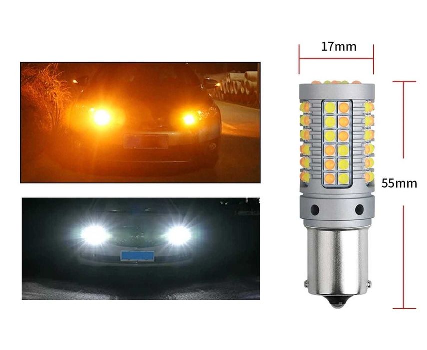 DRL Лед дневна светлина + Лед мигач 4140 lum.