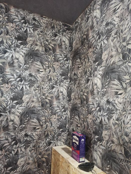 Поклейка обоев от 500 тг