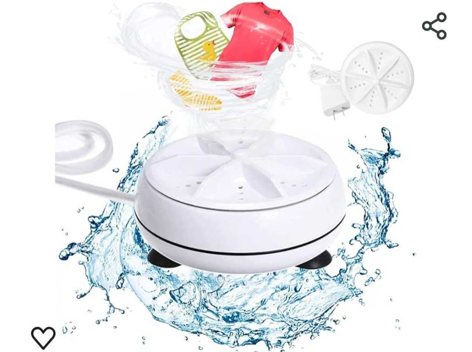 Мини  ултразвукова турбинна пералня, преносима