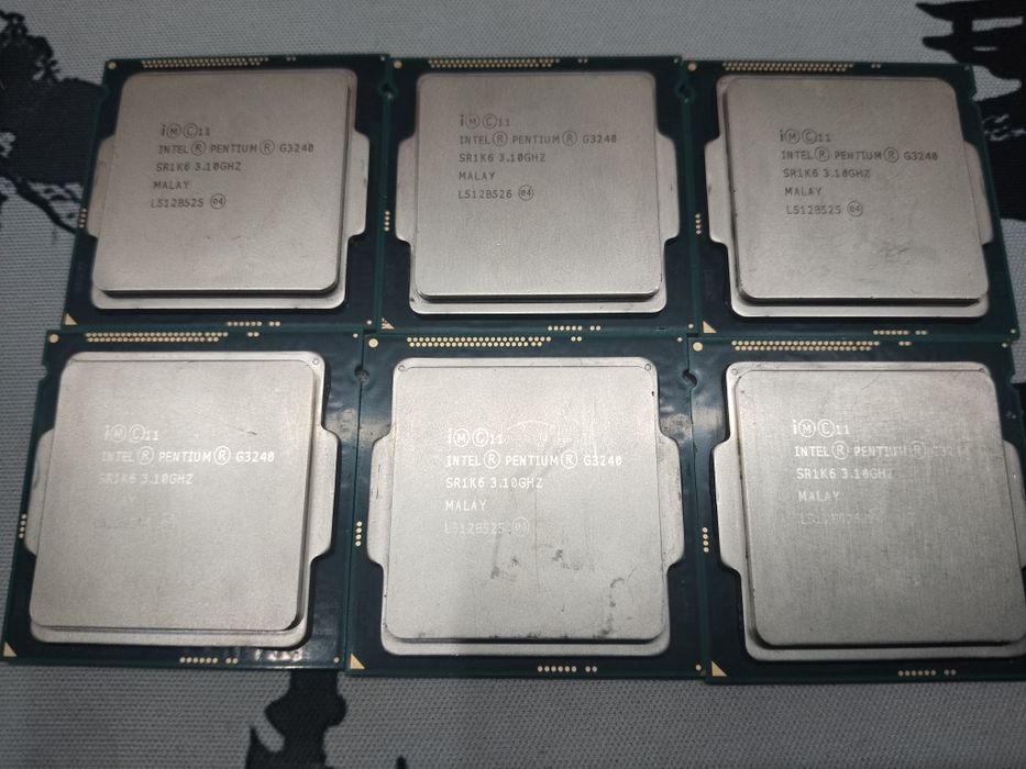 Процессоры Intel Pentium LGA 1150 / 1155  (9 штук)