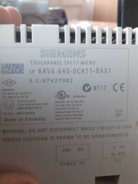 HMI Siemens TP177 MICRO