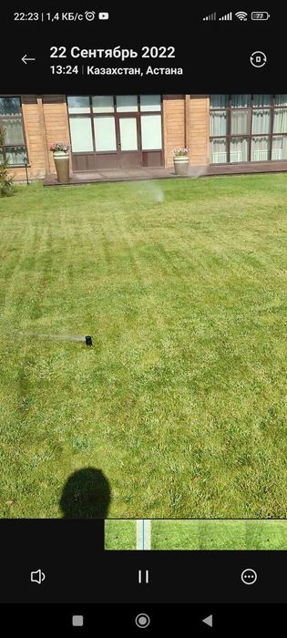 Консервация полива в Астане