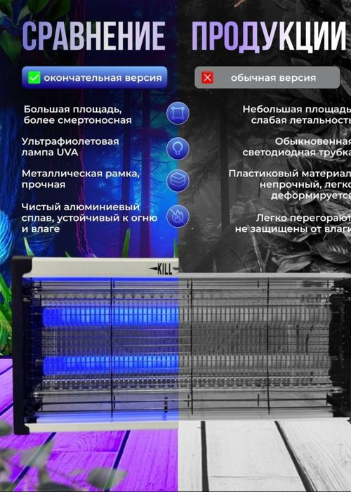 LED KILL PEST Muxoboyka  arzon narxlarda