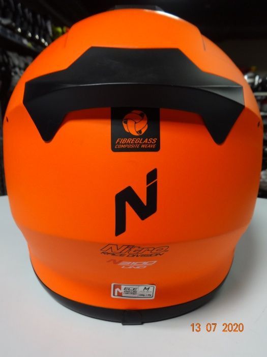 ШОК ЦЕНА! Каска nitro n3100 satin orange нова мото xs s m l ПРОМО!